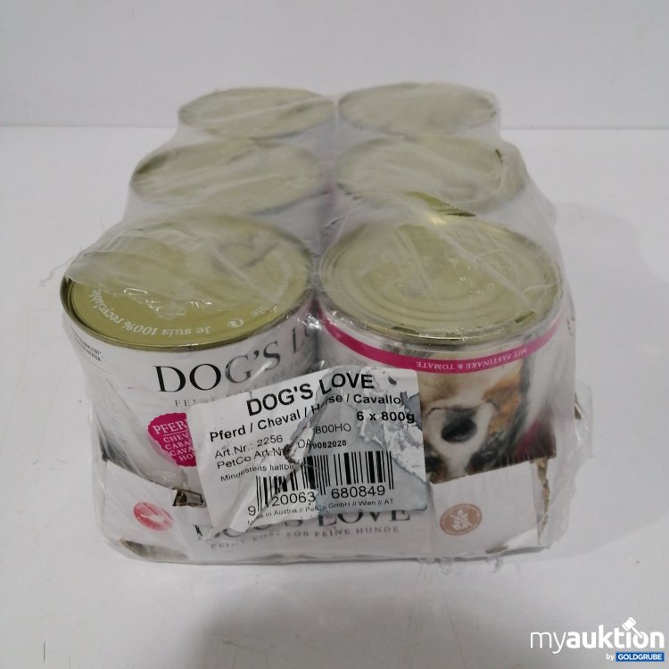 Artikel Nr. 888607: Dogs Love Hundefutter Pferd 6x800g