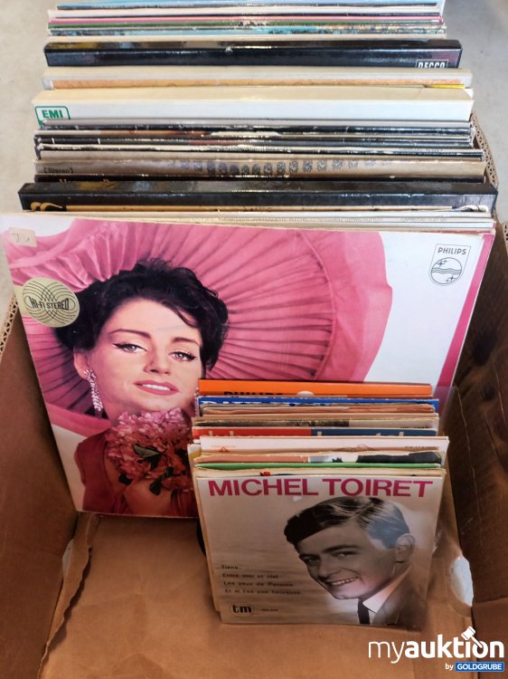 Artikel Nr. 901607: Karton mit Schallplatten 