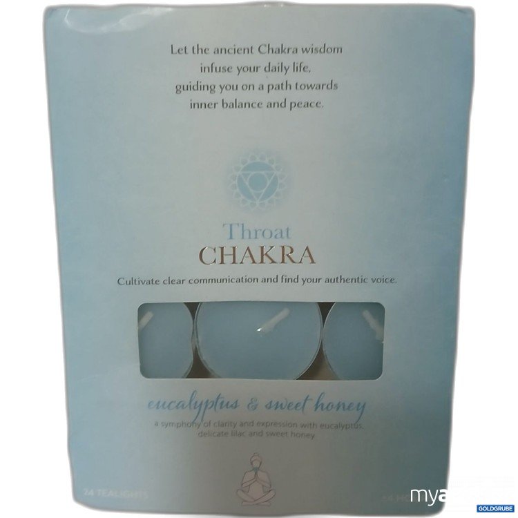 Artikel Nr. 917607 Artikel Nr. 917607: Throat Chakra 24 Tealights