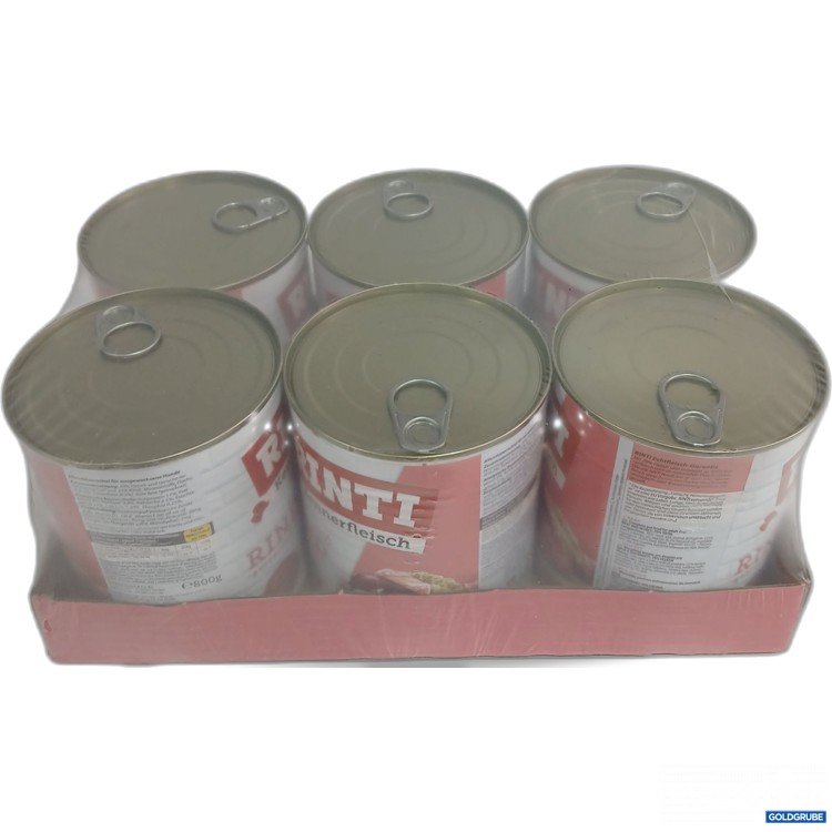 Artikel Nr. 986607: Rinti Hundefutter Kennerfleisch mit Rind 6x800g
