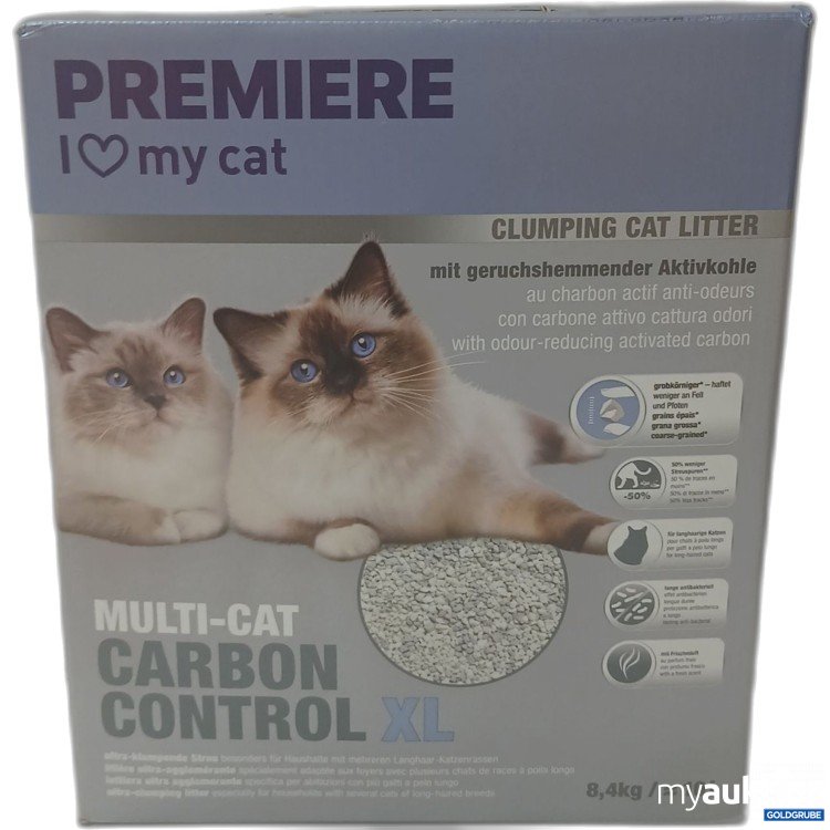 Artikel Nr. 990607 Artikel Nr. 990607: Premiere Katzenstreu Carbon Control 10L