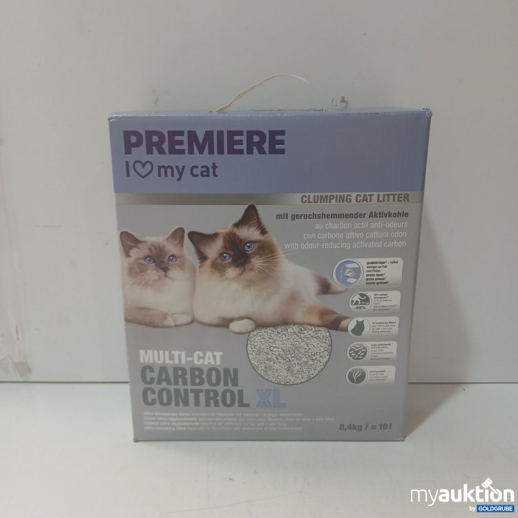 Artikel Nr. 990607 Artikel Nr. 990607: Premiere Katzenstreu Carbon Control 10L