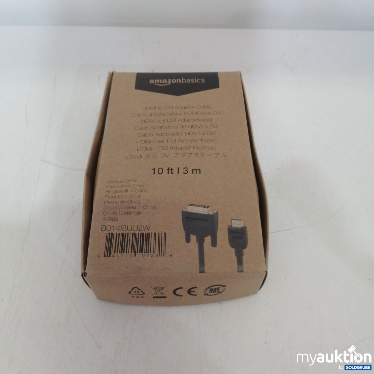 Artikel Nr. 672608 Artikel Nr. 672608: Amazonbasics HDMI auf DVI Adapterkabel 3m