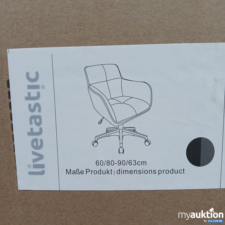 Artikel Nr. 801608: Livetastic Salvador Stuhl 19980069-02 dunkelgrau/schwarz 