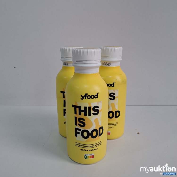 Artikel Nr. 816608 Artikel Nr. 816608: Yfood This is food Happy Banana 3x500ml