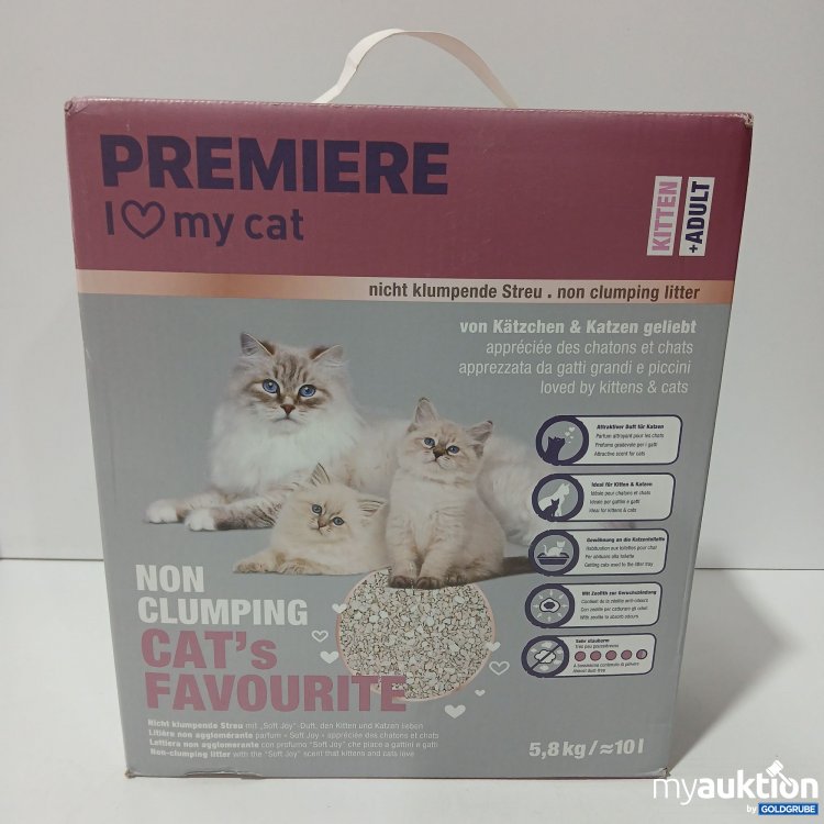 Artikel Nr. 876608 Artikel Nr. 876608: Premiere Non Clumping Katzenstreu 5.8kg