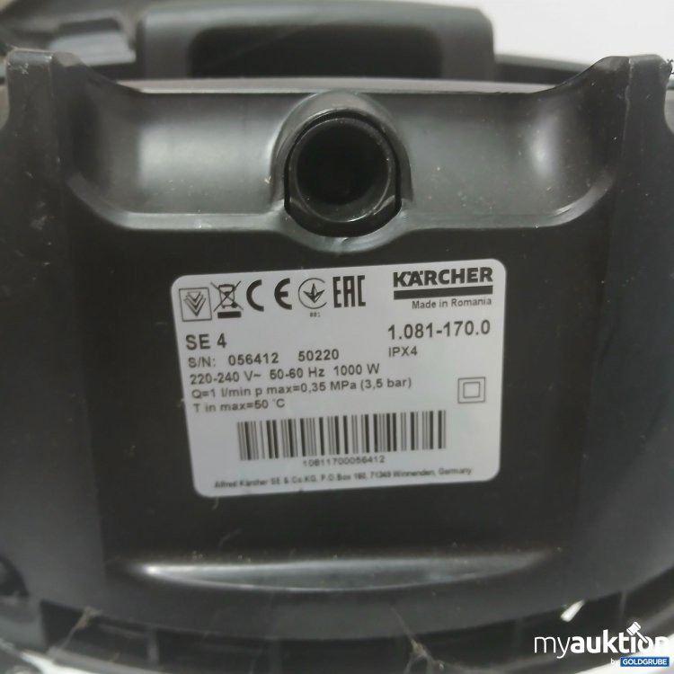 Artikel Nr. 884608: Kärcher Waschsauger SE4 