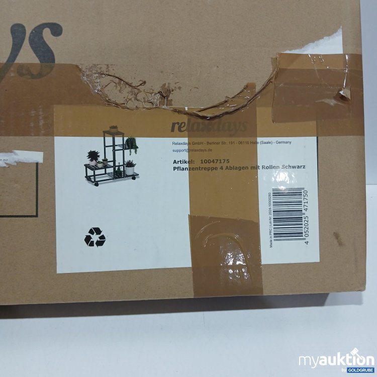 Artikel Nr. 911608: Relaxdays Pflenzentreppe 4 Ablagen 10047175