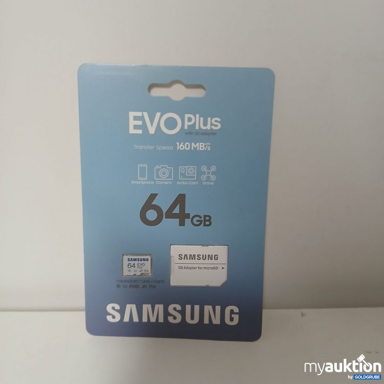 Artikel Nr. 917608 Artikel Nr. 917608: EVO Plus Samsung SD Card 64GB