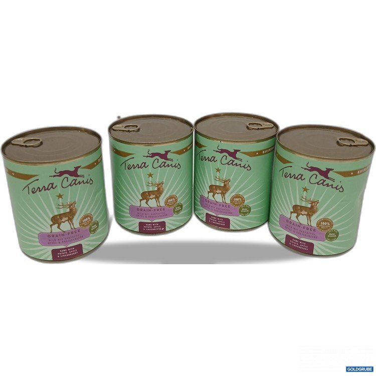 Artikel Nr. 950608: Terra Canis Grain Free Wild mit Kartoffel Apfel und Preiselbeere 4x800g 
