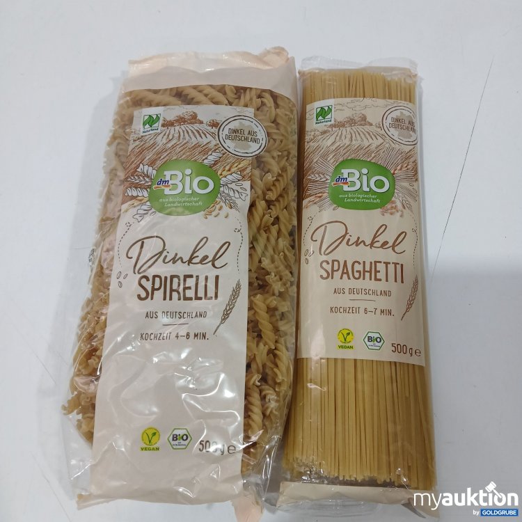 Artikel Nr. 954608: Set DM Bio Dinkel Spirelli 500g & Dinkel Spaghetti 500g 