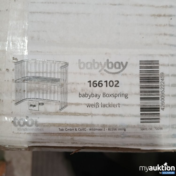 Artikel Nr. 967608: Babybay Boxspring weiß lackiert, Art.No. 70096,