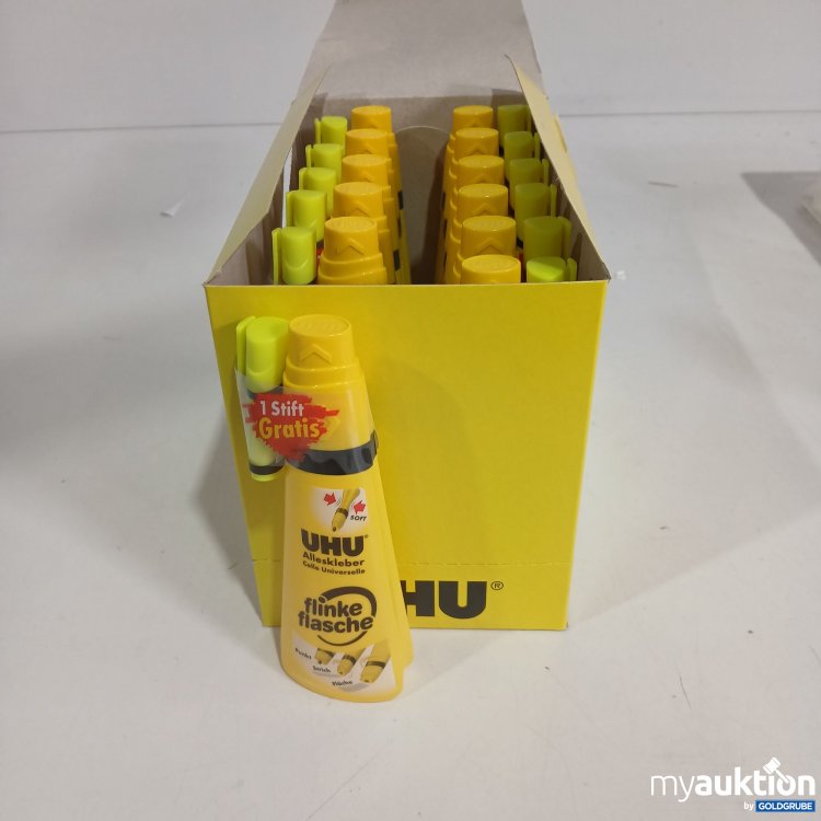 Artikel Nr. 521609 Artikel Nr. 521609: UHU Alleskleber flinke Flasche 90g + edding Textmarker 12Stk