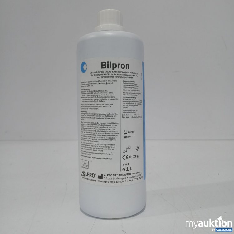 Artikel Nr. 523609 Artikel Nr. 523609: Alpro Bilpron Gebrauchsfertige Lösung zur Entkeimung 1l
