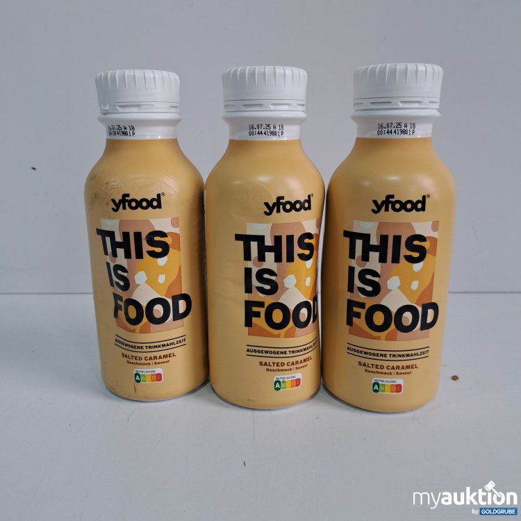 Artikel Nr. 816609 Artikel Nr. 816609: Yfood This is food Salted Caramel 3x500ml