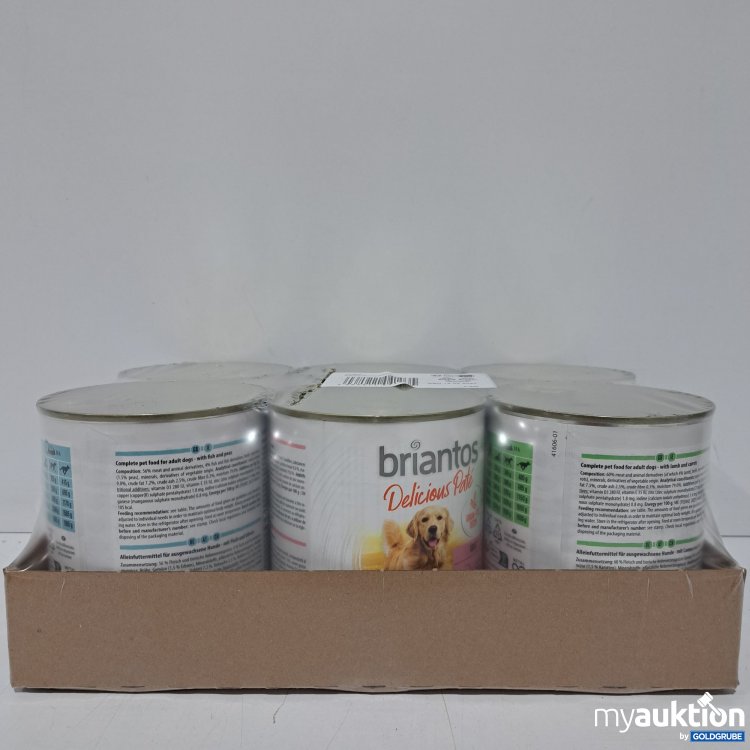 Artikel Nr. 818609 Artikel Nr. 818609: Briantos Hundefutter Mix Tray 6x800g