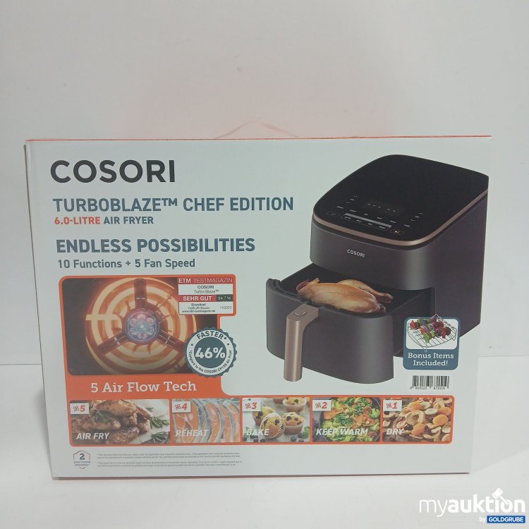 Artikel Nr. 872609 Artikel Nr. 872609: Cosori Turboblaze Chef Edition 6.0L Air Fryer