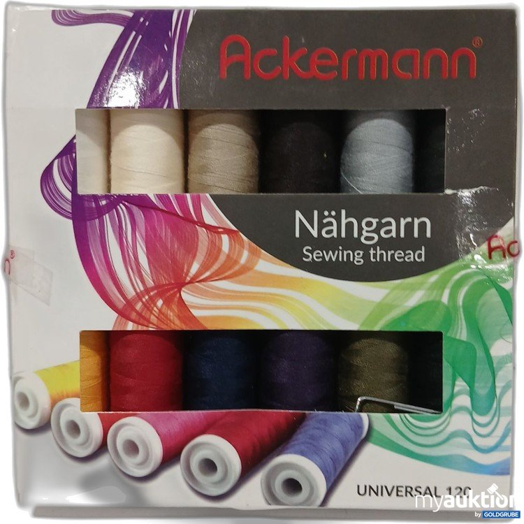 Artikel Nr. 883609 Artikel Nr. 883609: Ackermann Nähgarn 12stk