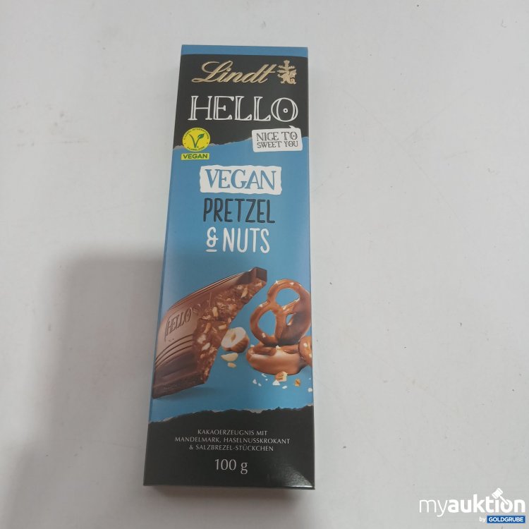 Artikel Nr. 900609 Artikel Nr. 900609: Lindt Hello Bar Vegan Pretzel & Nuts 100g