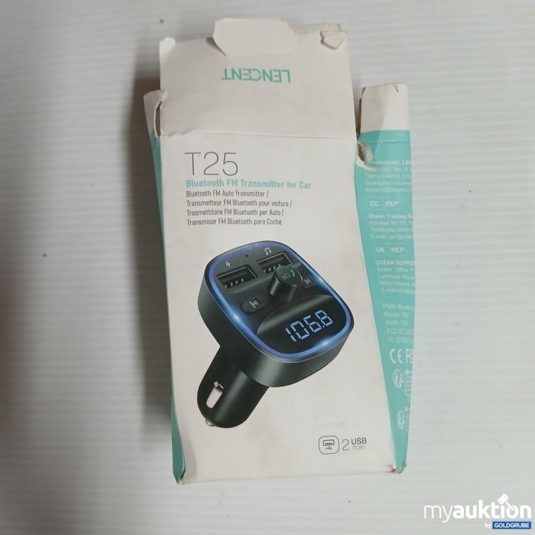 Artikel Nr. 932609 Artikel Nr. 932609: LENGET T25 Bluetooth FM Transmitter for Car
