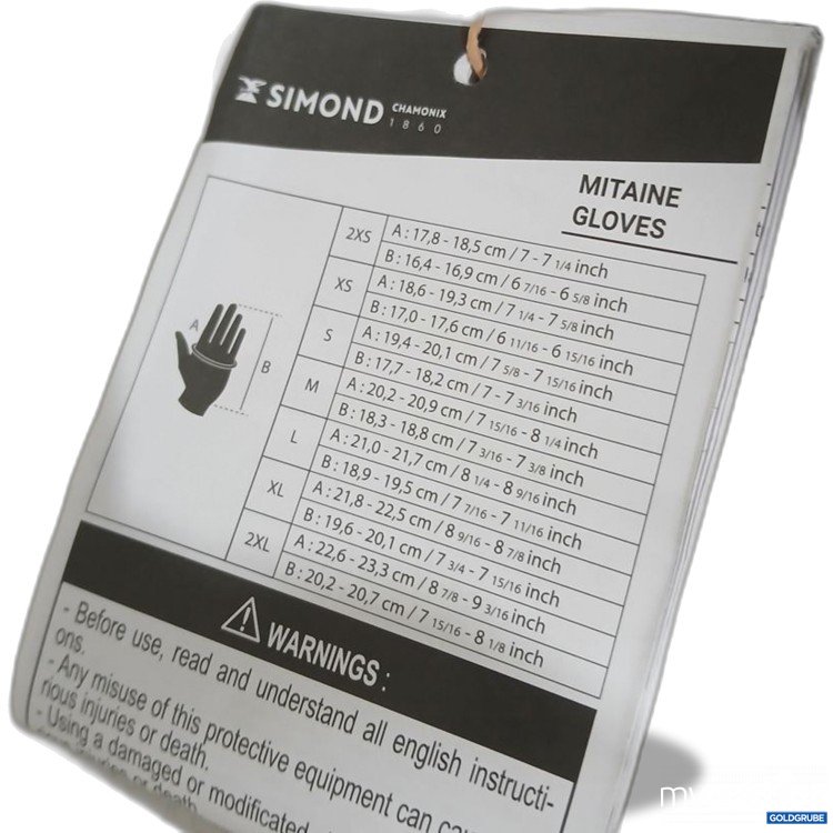 Artikel Nr. 934609 Artikel Nr. 934609: SIMOND Mitaines Handschuhe
