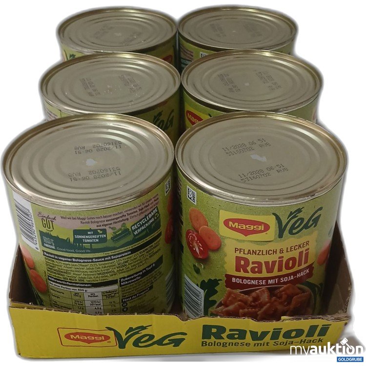 Artikel Nr. 958609: Maggi Pflanzlich & Lecker Ravioli 6×80g
