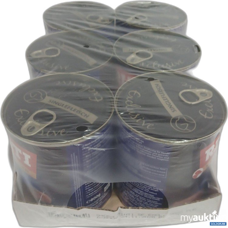 Artikel Nr. 986609: Rinti Hundefutter Singlefleisch Exclusive Ross Pur 6x800g 
