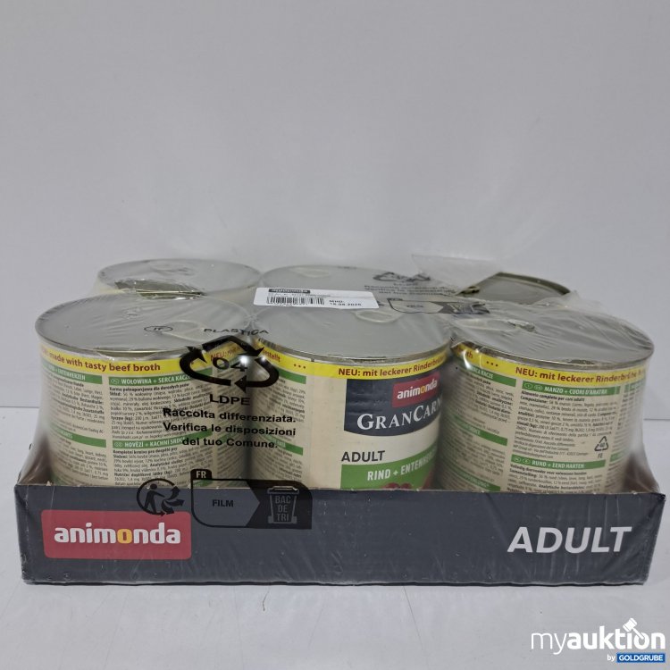 Artikel Nr. 818610 Artikel Nr. 818610: Animonda Gran Carno Adult Rind/Ente 6x800g