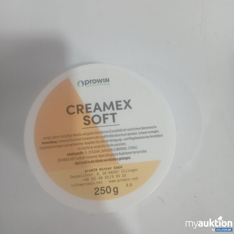 Artikel Nr. 846610: Prowin Creamex Soft 250g