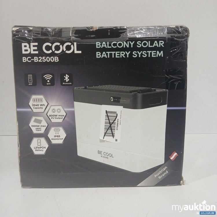 Artikel Nr. 885610: Be Cool Balcony Solar Battery System BC-B2500B 