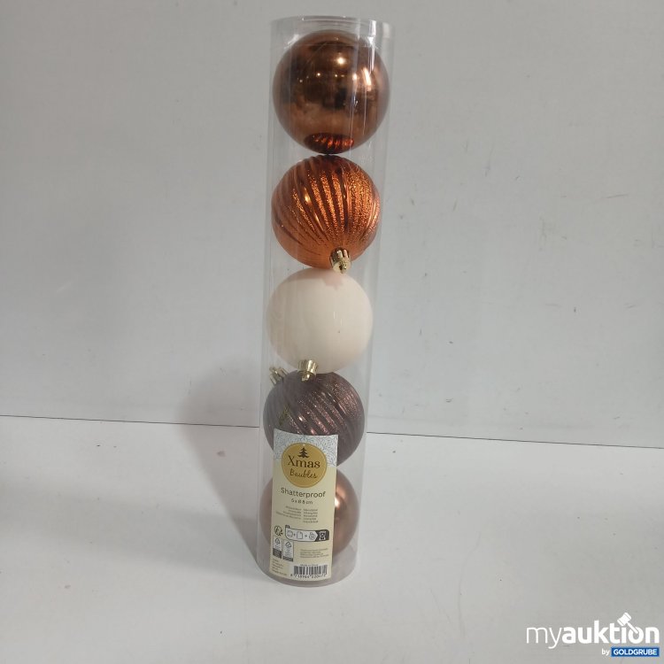Artikel Nr. 910610: Xmas Baubles Shatterproof 5x8cm 