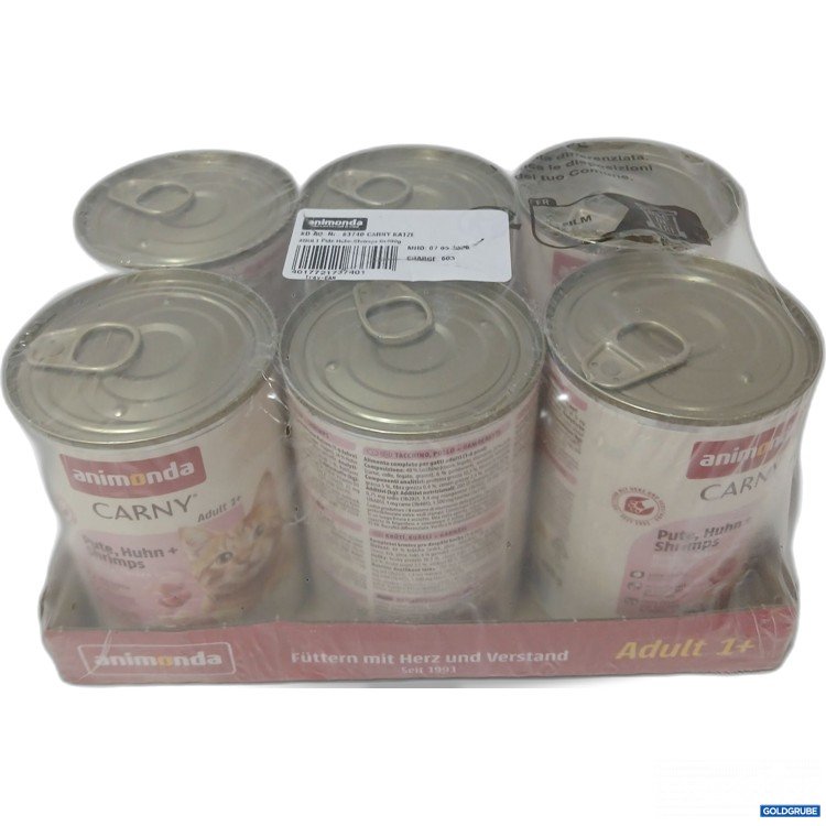 Artikel Nr. 995610 Artikel Nr. 995610: Animonda Carny Katzenfutter Pute, Huhn + Shrimps je 400g 6Stk