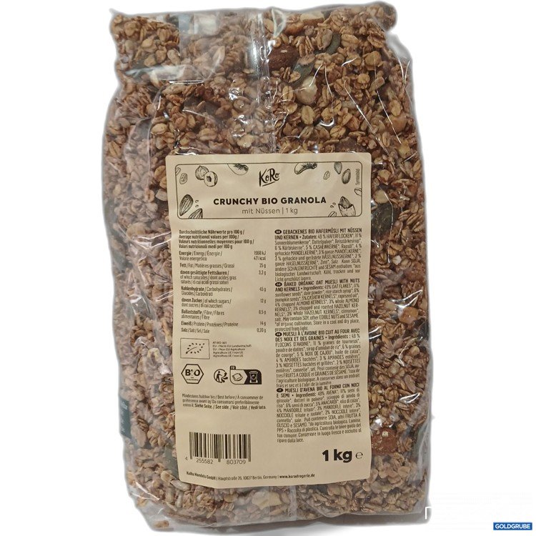 Artikel Nr. 997610 Artikel Nr. 997610: KoRo Crunchy Bio Granola 1kg
