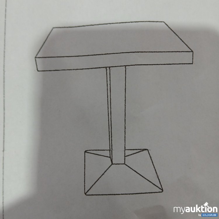 Artikel Nr. 443611: APEX CE Standtisch in Schwarz, ca 75×9×67