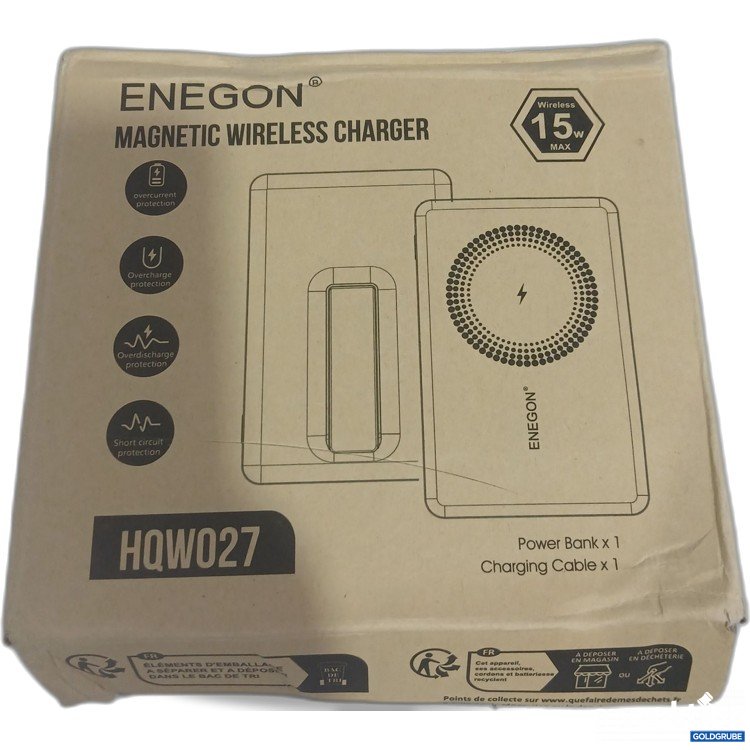 Artikel Nr. 445611 Artikel Nr. 445611: Enegon Magnetic wireless charger HQW027