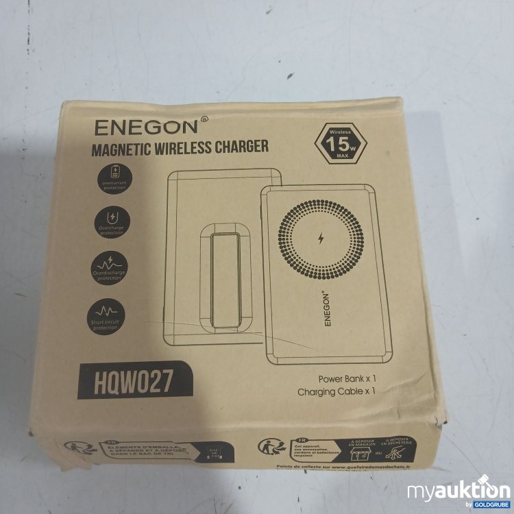 Artikel Nr. 445611 Artikel Nr. 445611: Enegon Magnetic wireless charger HQW027
