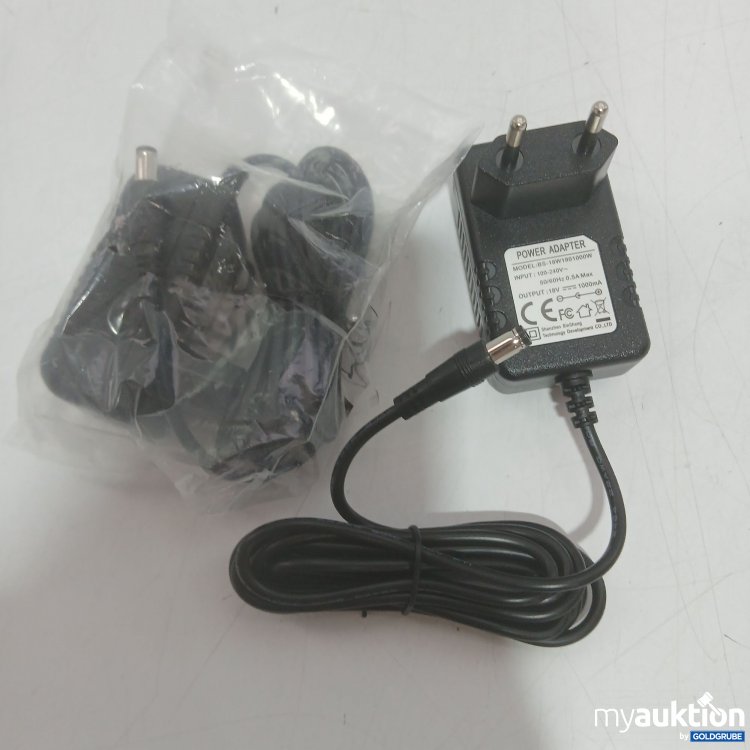 Artikel Nr. 461611: Power Adapter schwarz Model BS-18W1801000W 2x