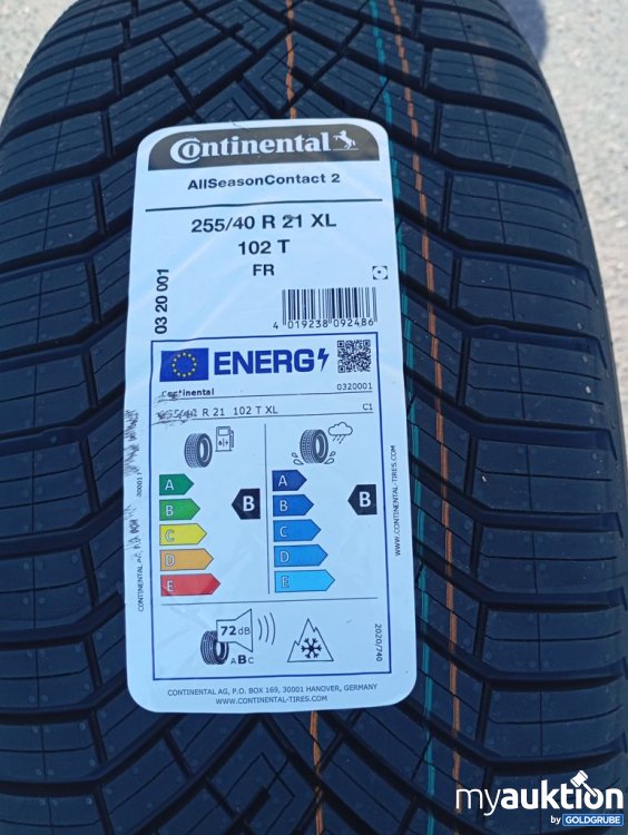 Artikel Nr. 525611: Continental AllSeasonContact 2 255/40 R21 XL
