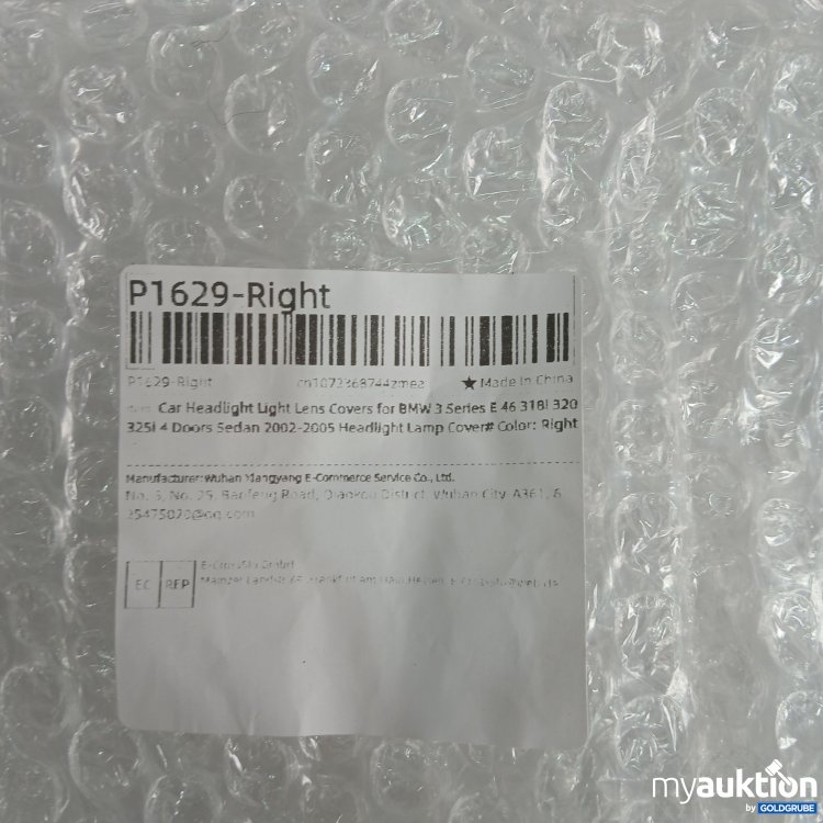 Artikel Nr. 867611: Car Headlight Light Lens Covers for BMW 3 Series E46 318I 320 325I 