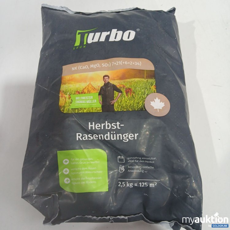 Artikel Nr. 870611 Artikel Nr. 870611: Turbo Herbst Rasendünger 2,5kg