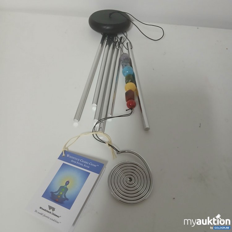Artikel Nr. 917611 Artikel Nr. 917611: Woodstock Chimes Windspiel Chakra Chime, Silber