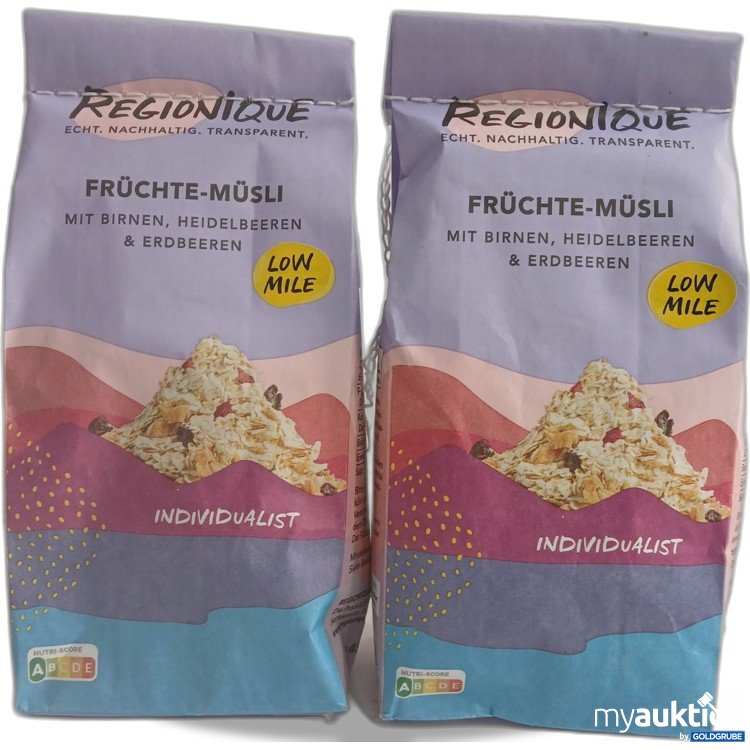 Artikel Nr. 952611: Regionique Früchte-Müsli 2x450g