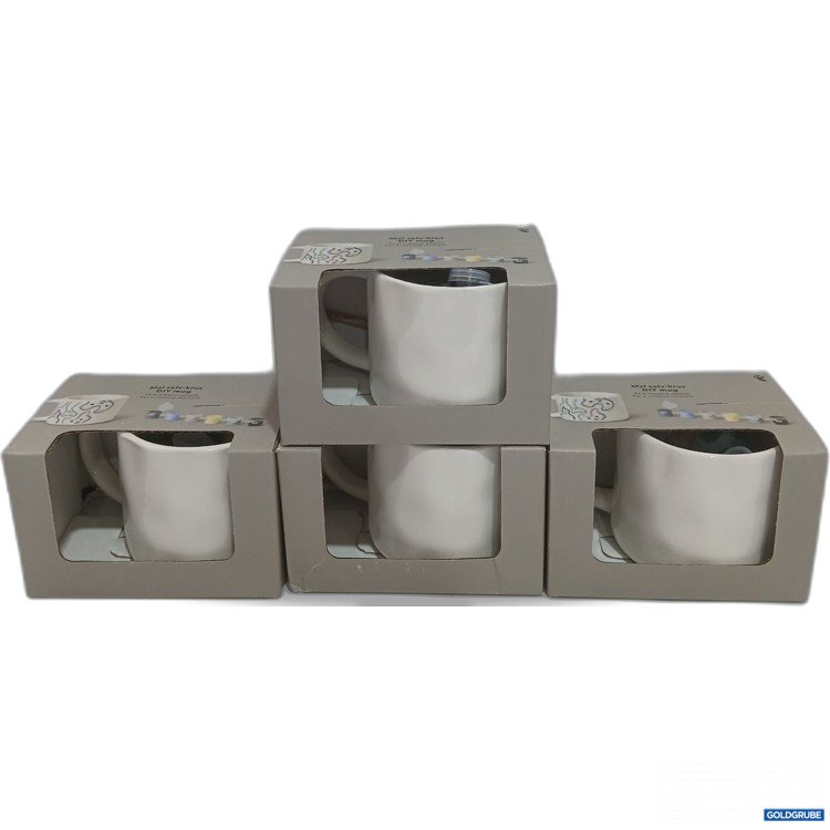 Artikel Nr. 955611: Mal selv-Krus DIY mug 4Stk Tassen