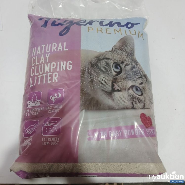 Artikel Nr. 973611: Tigerino Premium Natural Clay Clumping Litter 12kg