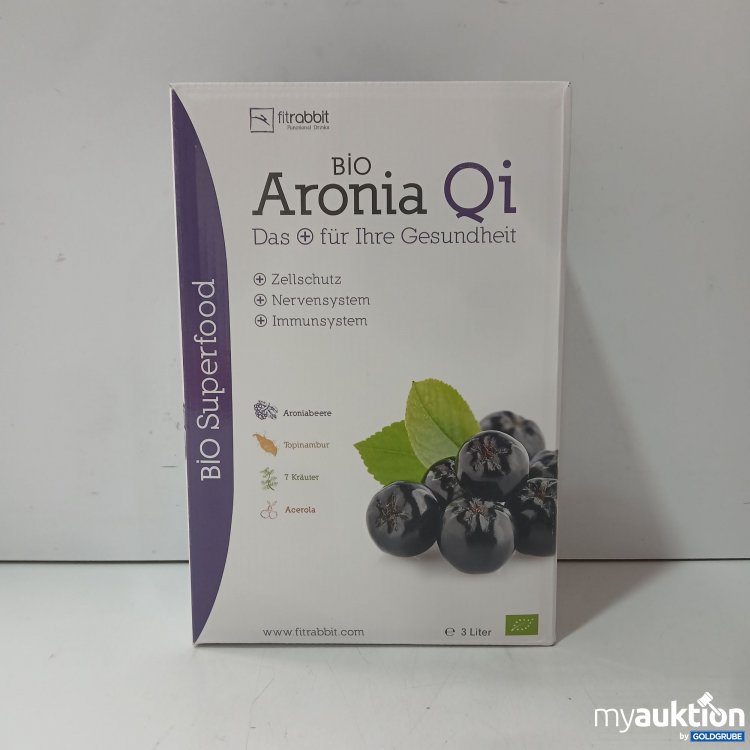 Artikel Nr. 985611 Artikel Nr. 985611: Fitrabbit Functional Drinks Bio Aronia Qi 3L
