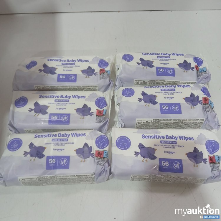 Artikel Nr. 993611 Artikel Nr. 993611: By Amazon Sensitive Baby Wipes 56Stk 6Pack
