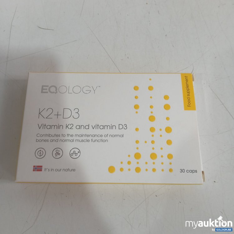 Artikel Nr. 996611 Artikel Nr. 996611: Eqology K2+D3 30Caps