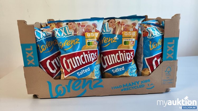 Artikel Nr. 444612 Artikel Nr. 444612: Lorenz Crunchips XXL Salted 16x220g