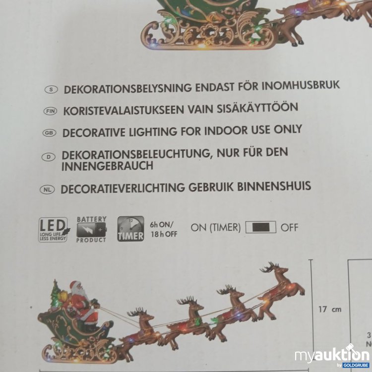 Artikel Nr. 446612 Artikel Nr. 446612: STAR Weihnachtsbeleuchtung LED Rentier Schlitten