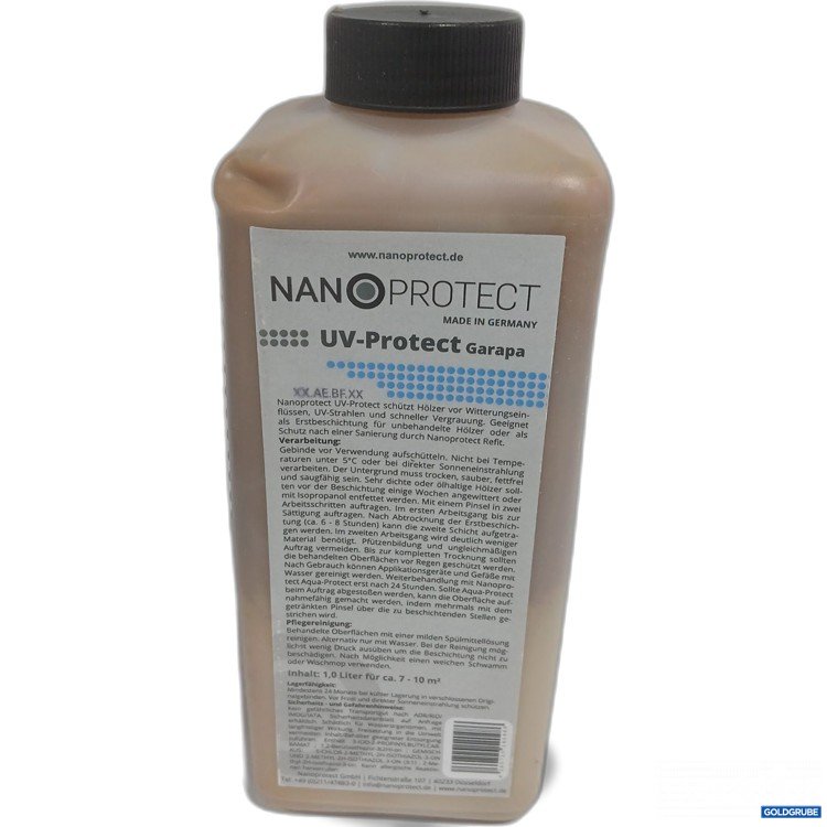 Artikel Nr. 460612 Artikel Nr. 460612: Nano Protect UV-Protect Garapa 1L